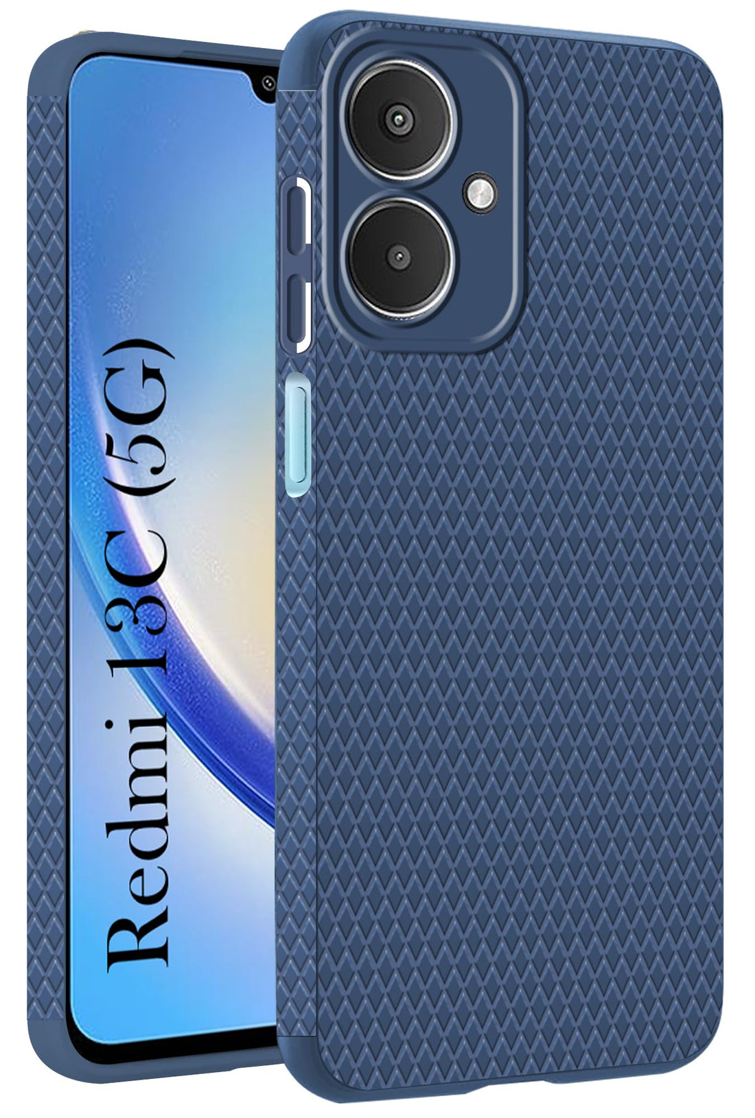 For Redmi 13C 5G Back Cover Case (Liquid Silicone | Side Grip | Camera Protection)