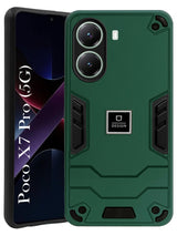 For Poco X7 Pro Back Cover Case (Lightweight Hybrid Shockproof Polycarbonate)
