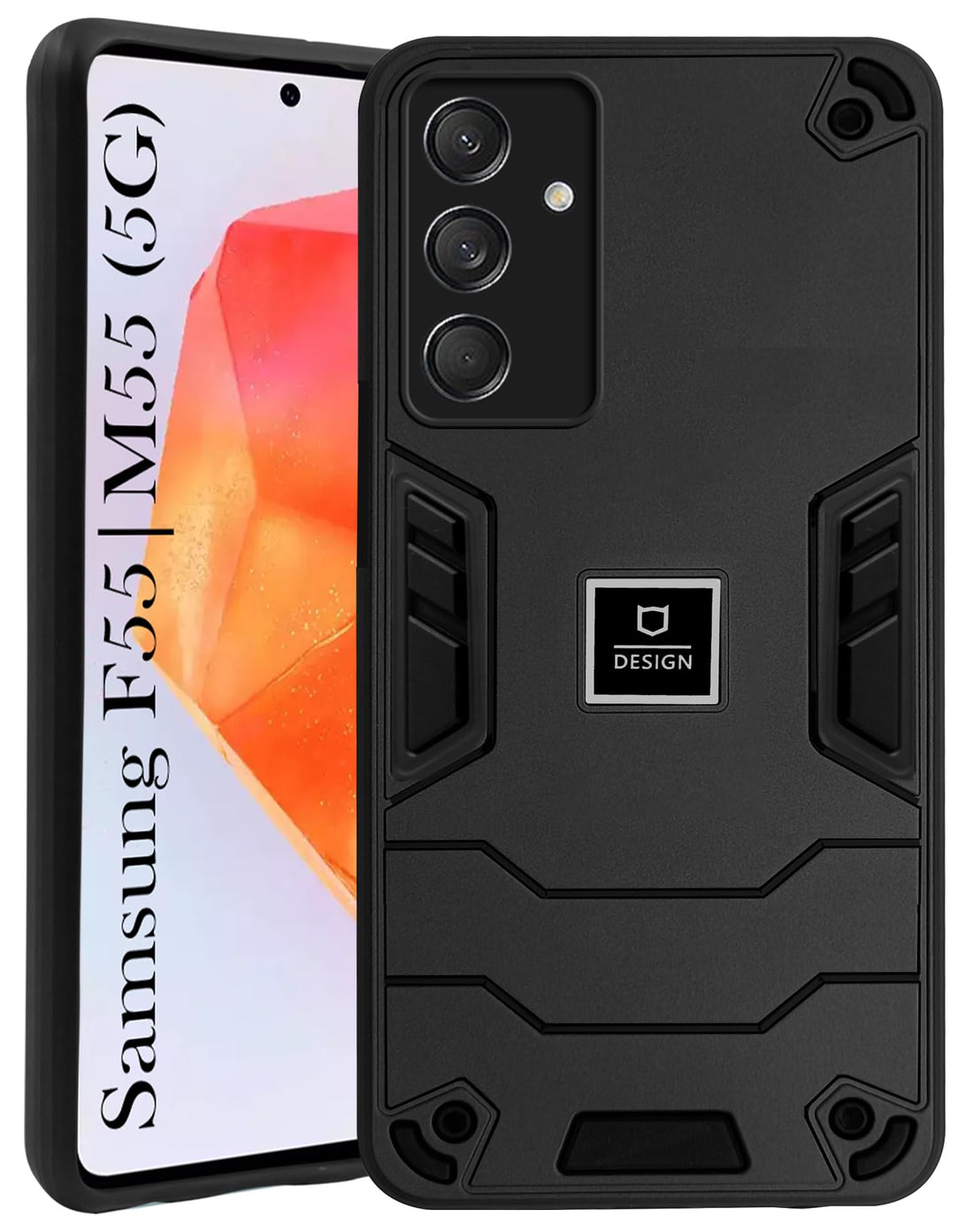 For Samsung Galaxy M55 5G | F55 5G | M55s Back Cover Case (Lightweight Hybrid Shockproof Polycarbonate)