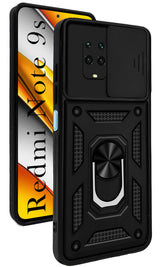 For Redmi Note 9S Back Cover Case (Hybrid Dual Armor Polycarbonate)
