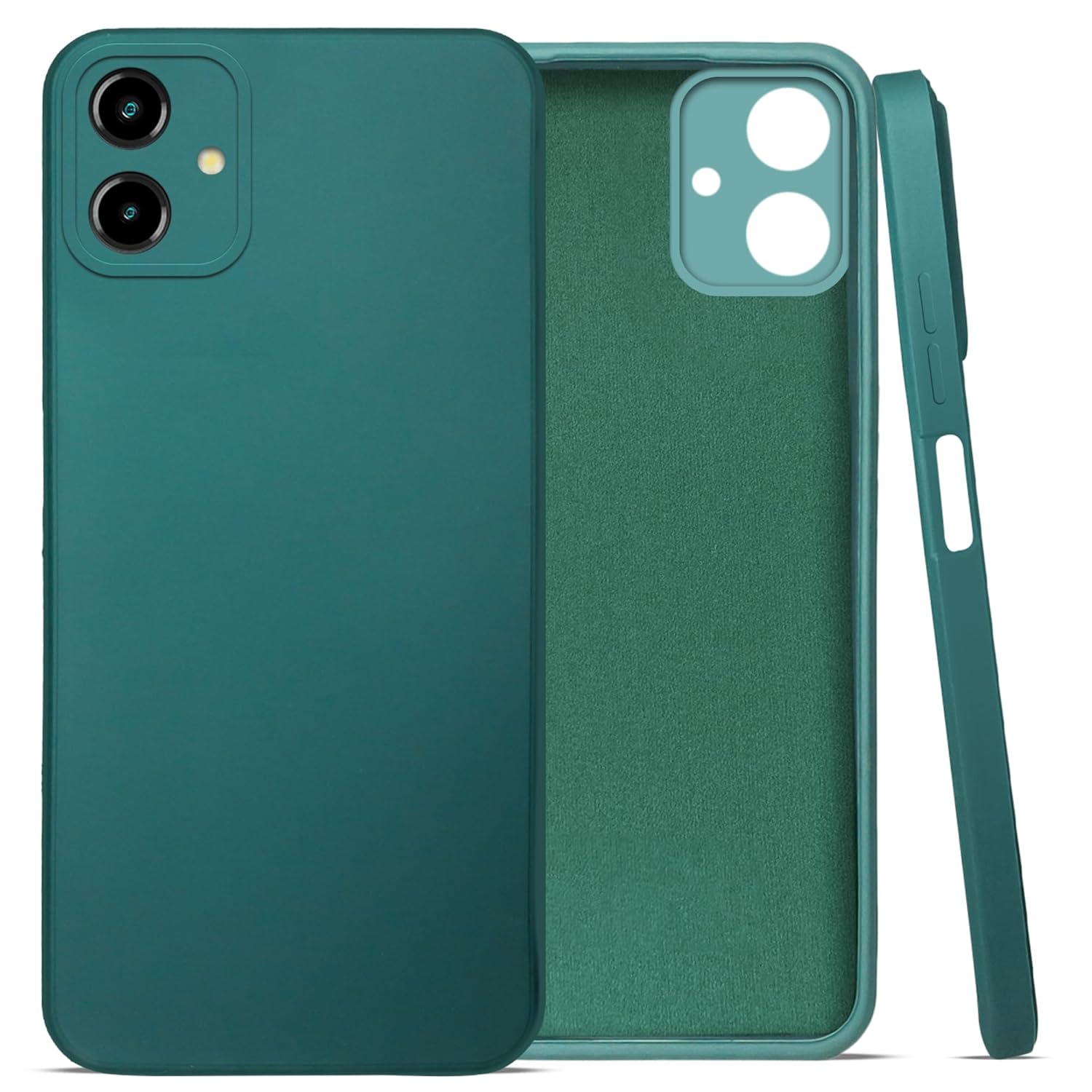 For Lava Yuva 2 Back Cover Case (Matte Finish Silicone with Inside Fiber Cloth)