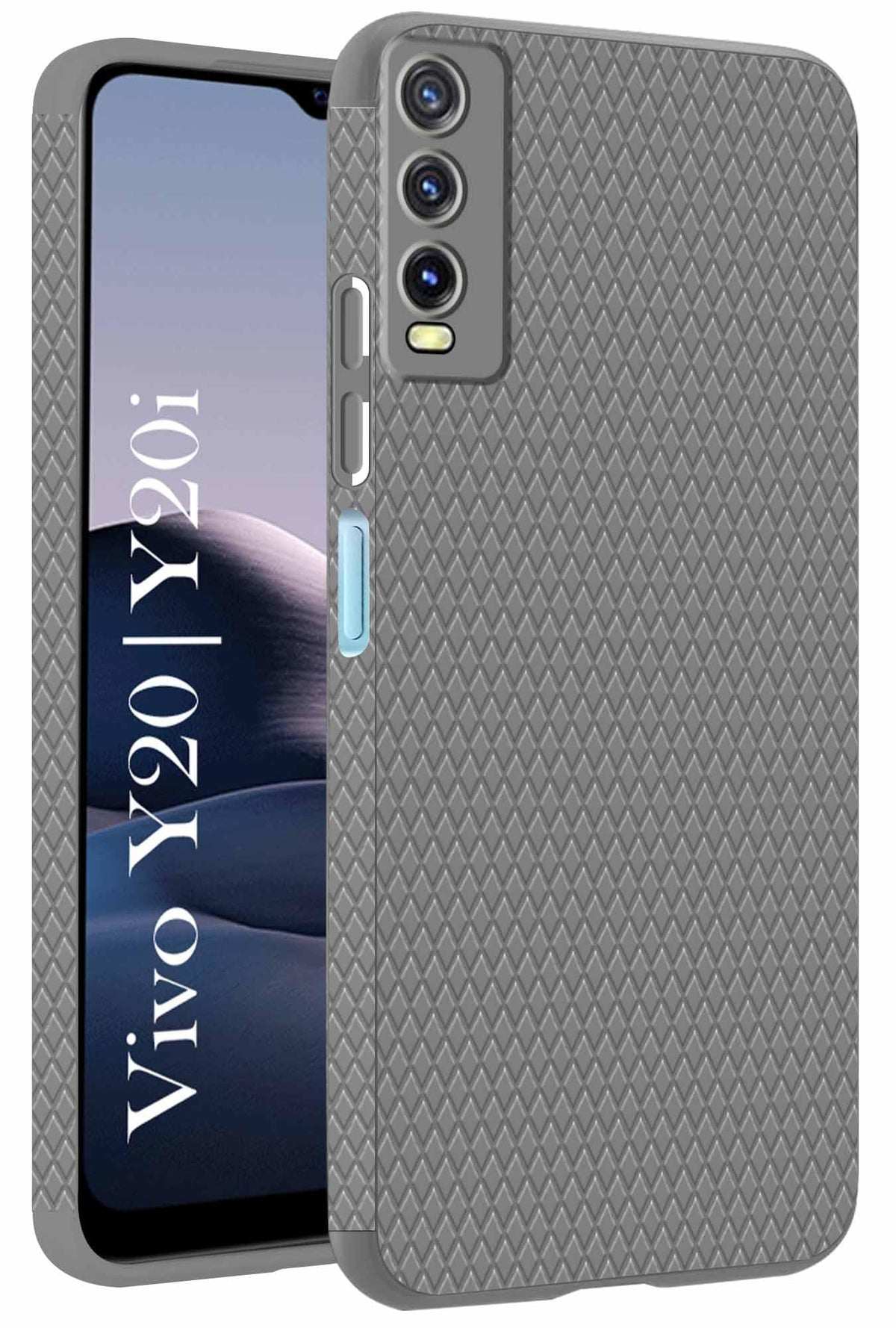 For Vivo Y20 | Y20i Back Cover Case (Liquid Silicone | Side Grip | Camera Protection) (Copy)