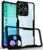 For Xiaomi Mi Redmi 13 4G | 5G  Back Case Cover (Shockproof with Polycarbonate Clear Panel)