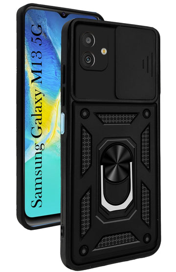 For Samsung Galaxy M13 5G Back Cover Case (Hybrid Dual Armor Polycarbonate)