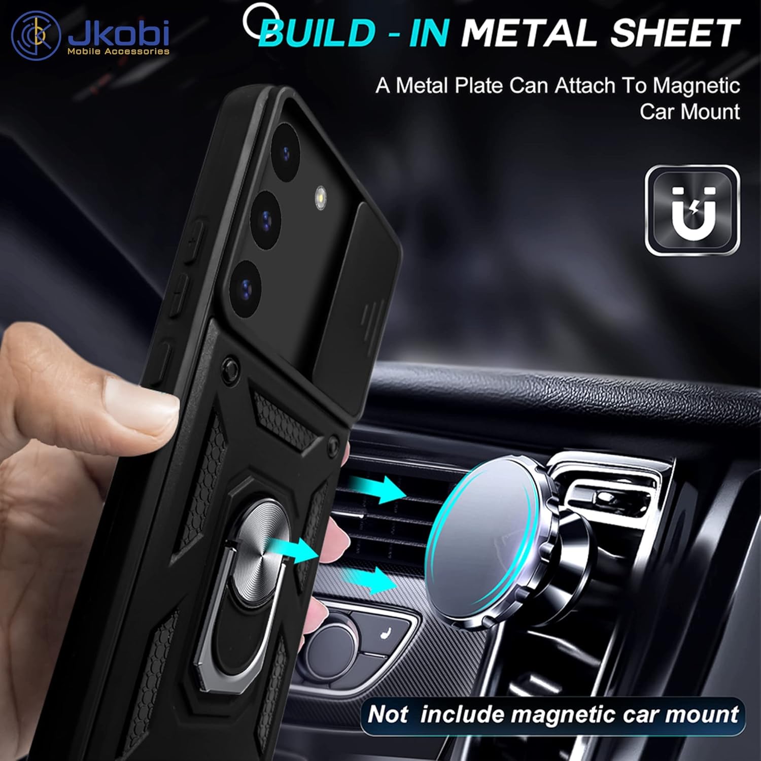 For Samsung Galaxy S22 5G Back Cover Case (Hybrid Dual Armor Polycarbonate)