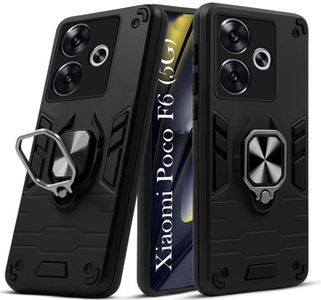 For Xiaomi Poco F6 5G Back Cover Case (Shockproof Polycarbonate Dual Layer Hybrid Armor)