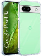 For Google Pixel 8a Back Case Cover (Polycarbonate Clear Panel)