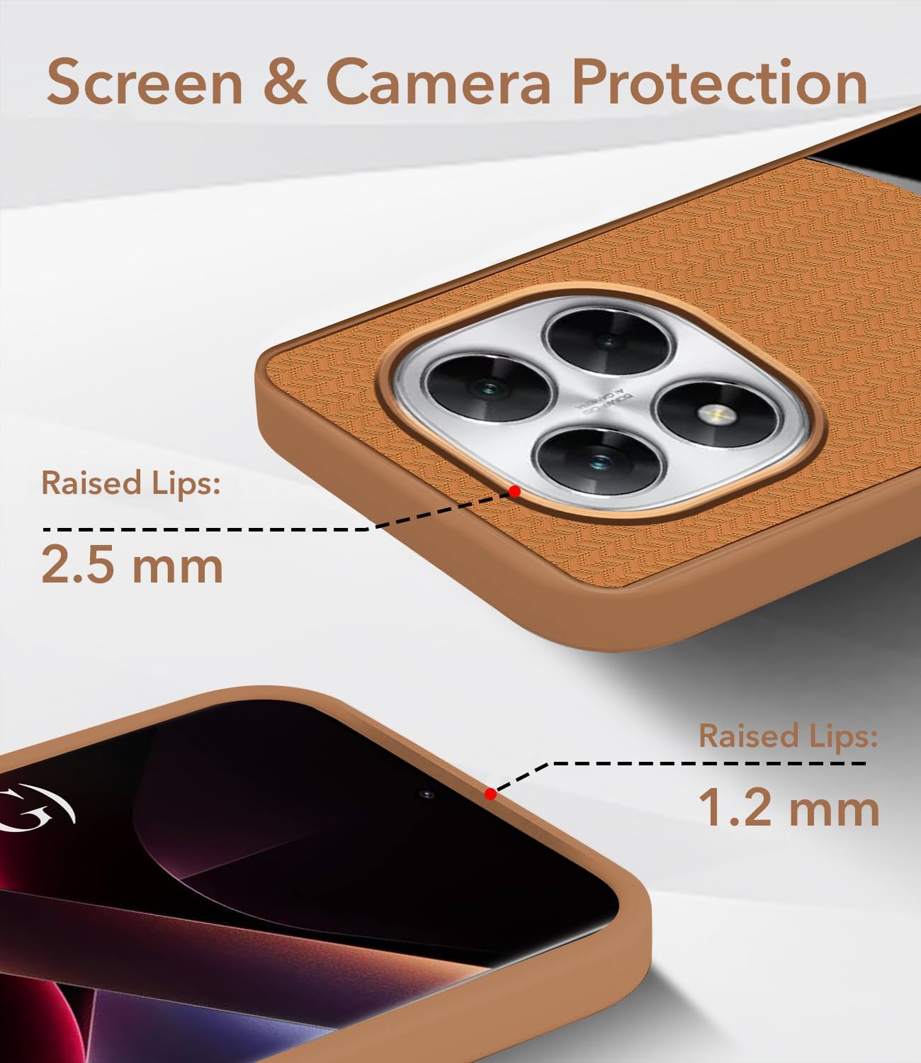 For Xiaomi Poco X7 Silicone Finish Back Cover Case (Premium Minimalist Professional Feel | Camera Protection Bump) (Copy)