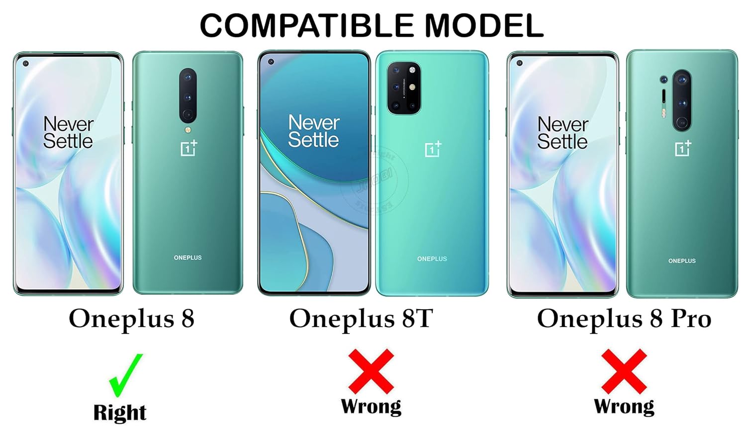 For OnePlus 8 Back Cover Case (Matte Finish Silicone with Inside Fiber Cloth)