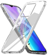 For Vivo Y35 Back Cover Case (Hard Crystal Clear | Shockproof Bumpers)