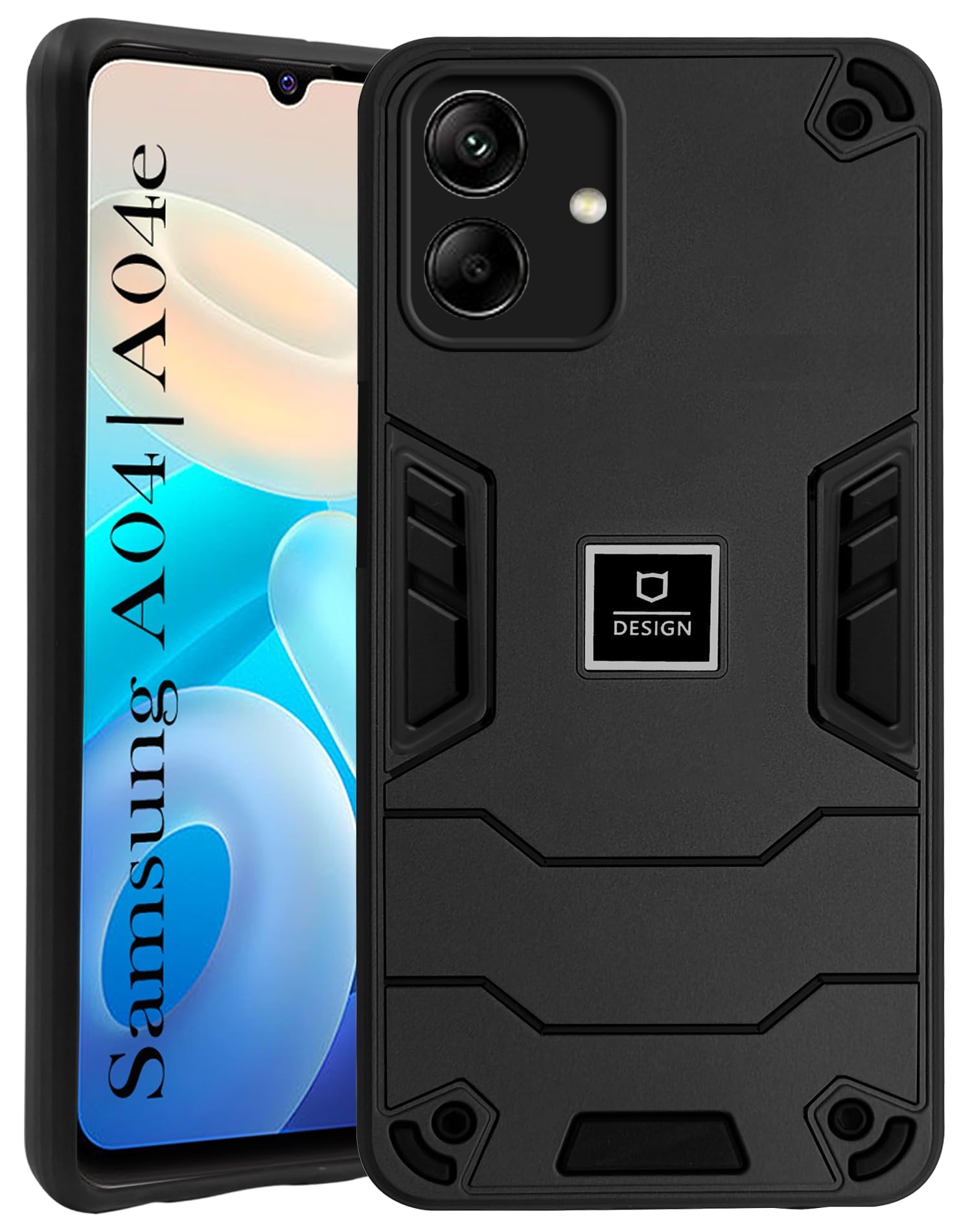 For Samsung Galaxy A04 | A04E Back Case Cover (Lightweight Armor Shockproof Polycarbonate)
