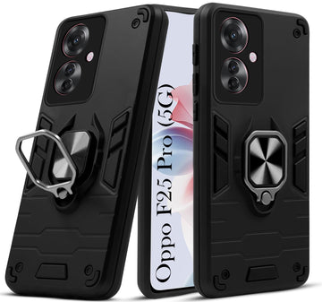For Oppo F25 Pro 5G Back Cover Case (Shockproof Polycarbonate Dual Layer Hybrid Armor)