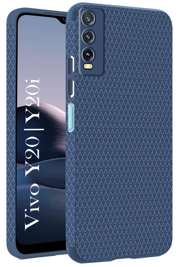 For Vivo Y20 | Y20i Back Cover Case (Liquid Silicone | Side Grip | Camera Protection) (Copy)