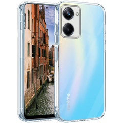 For Realme 10 Pro 5G  Back Cover (Silicone Clear Shockproof Case with Camera Protection | Soft and Flexible)