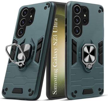 For Samsung Galaxy S23 Ultra 5G Back Cover (Shockproof Polycarbonate Dual Layer Hybrid Armor)