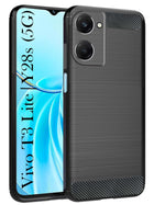 For Vivo T3 Lite 5G | Vivo Y28s 5G Back Cover Case (Textured Grip Design | Camera Protetion | Slim and Light Weight | Soft Touch and Feel)