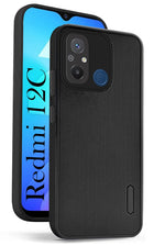 For Xiaomi Redmi 12C Back Cover Case (Puffer Cushion Wave Design | Camera Protection)