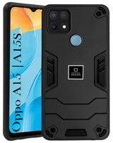 For Oppo A15 | Oppo A15s Back Cover Case  (Lightweight Hybrid Armor Shockproof Polycarbonate)