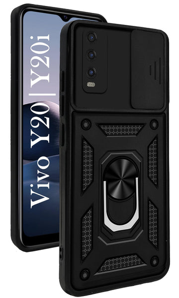 For Vivo Y20 | Y20i Back Cover Case (Hybrid Dual Armor Polycarbonate)