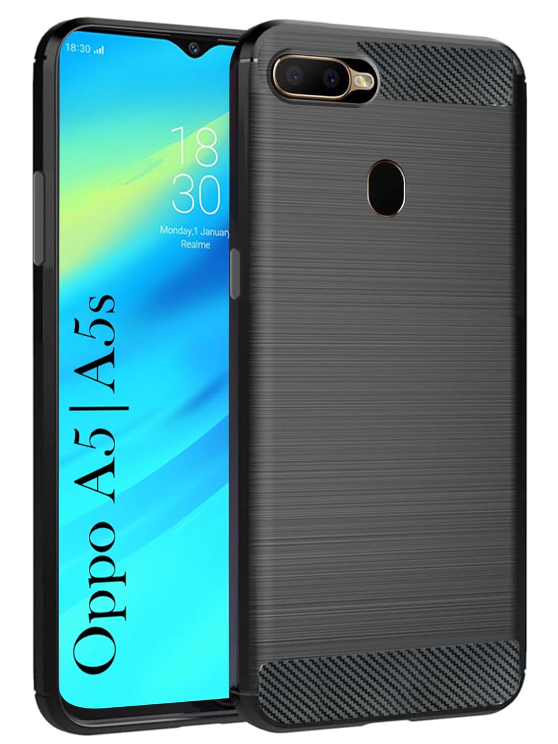For Oppo A5 Oppo A5s Back Cover Case (Shockproof with
