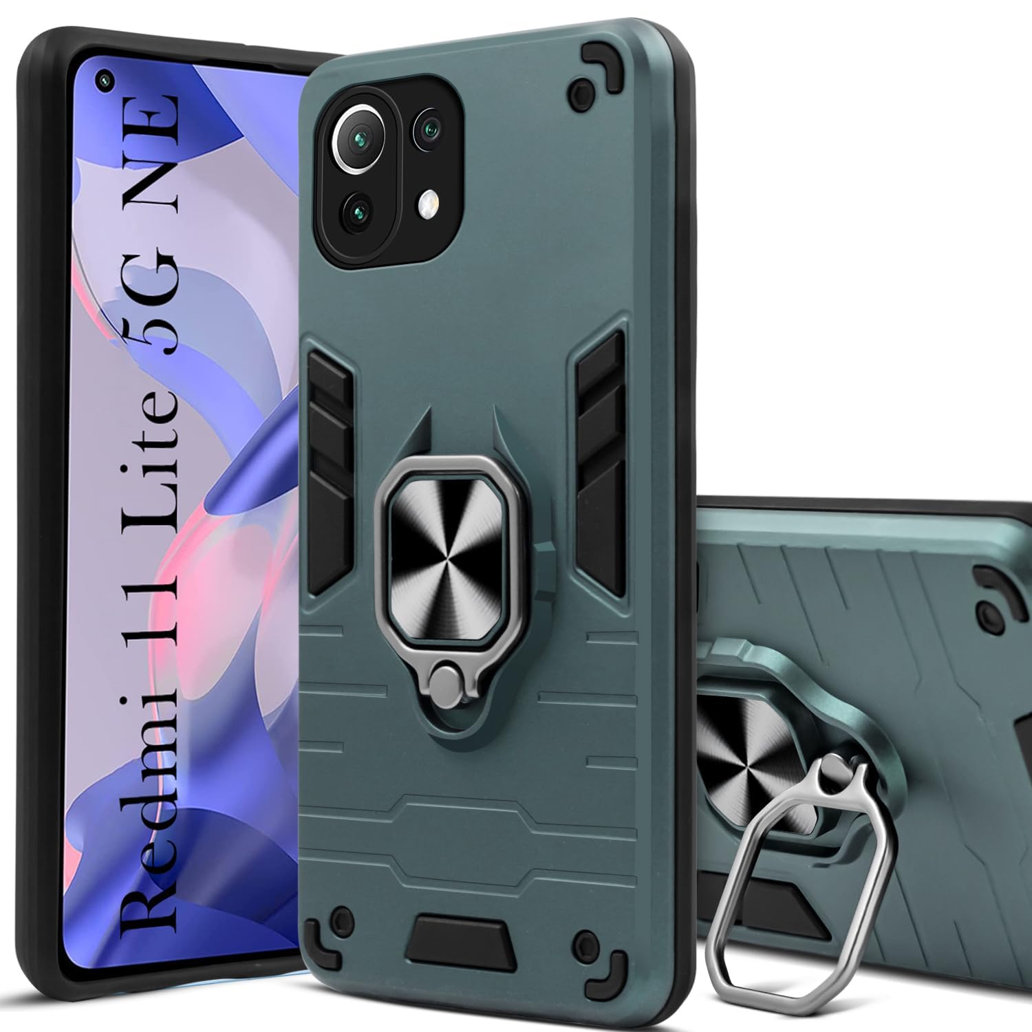 For Xiaomi 11 Lite 5G NE Back Cover Case (Shockproof Hybrid Armor)