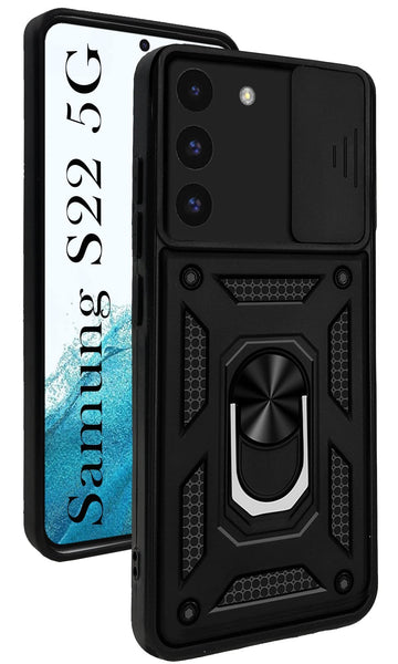 For Samsung Galaxy S22 5G Back Cover Case (Hybrid Dual Armor Polycarbonate)