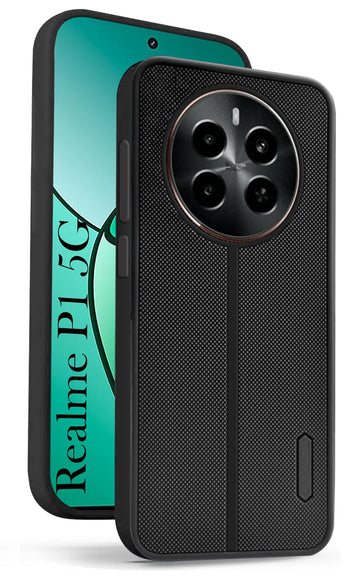 For Realme P1 5G Back Cover Case (Textured Grip Design | Camera Protetion | Slim and Light Weight | Soft Touch and Feel)