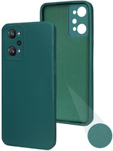For Realme GT Neo 2 Back Cover Case ( Matte Finish Silicone with Inside Fiber cloth)