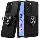 For Vivo T3 5G Back Cover Case (Shockproof Polycarbonate Dual Layer Hybrid Armor)
