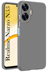 For Realme Narzo N55 (Liquid Silicone | Side Grip | Camera Protection)