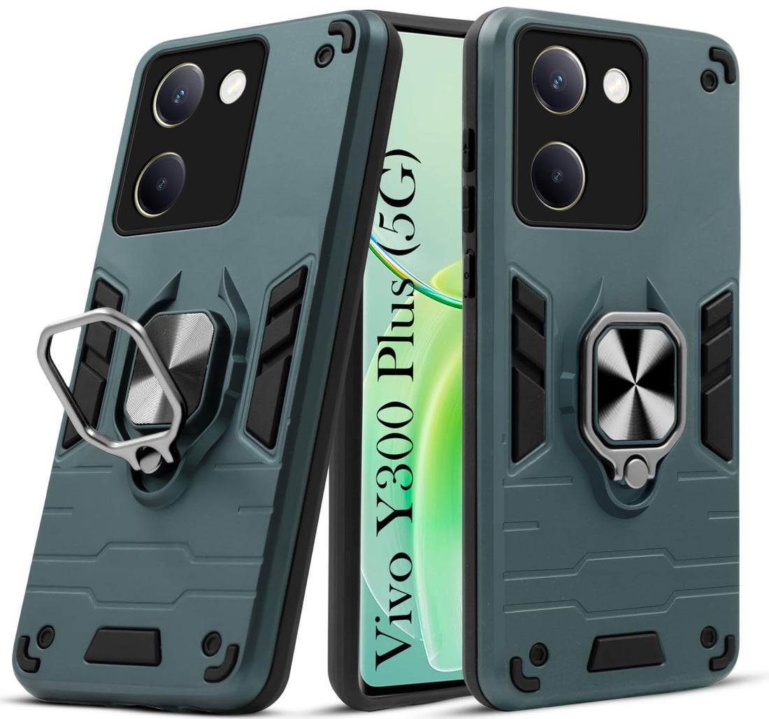 For Vivo Y300 Plus Back Cover Case (Shockproof Polycarbonate Dual Layer Hybrid Armor)