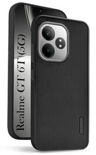 For Realme  GT 6 | GT 6T 5G Back Cover Case (Unique Texture Design | Silicon Flexible Case | Slim and Light Weight | Soft Touch Feel)