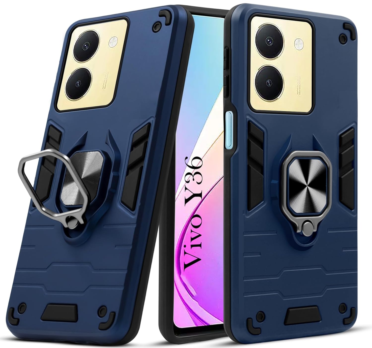 WBWONE Cover per VIVO Y36 4G, TPU Silicone e PC Antiurto WBWONE Cover per VIVO Y36 4G, TPU Silicone e PC Antiurto