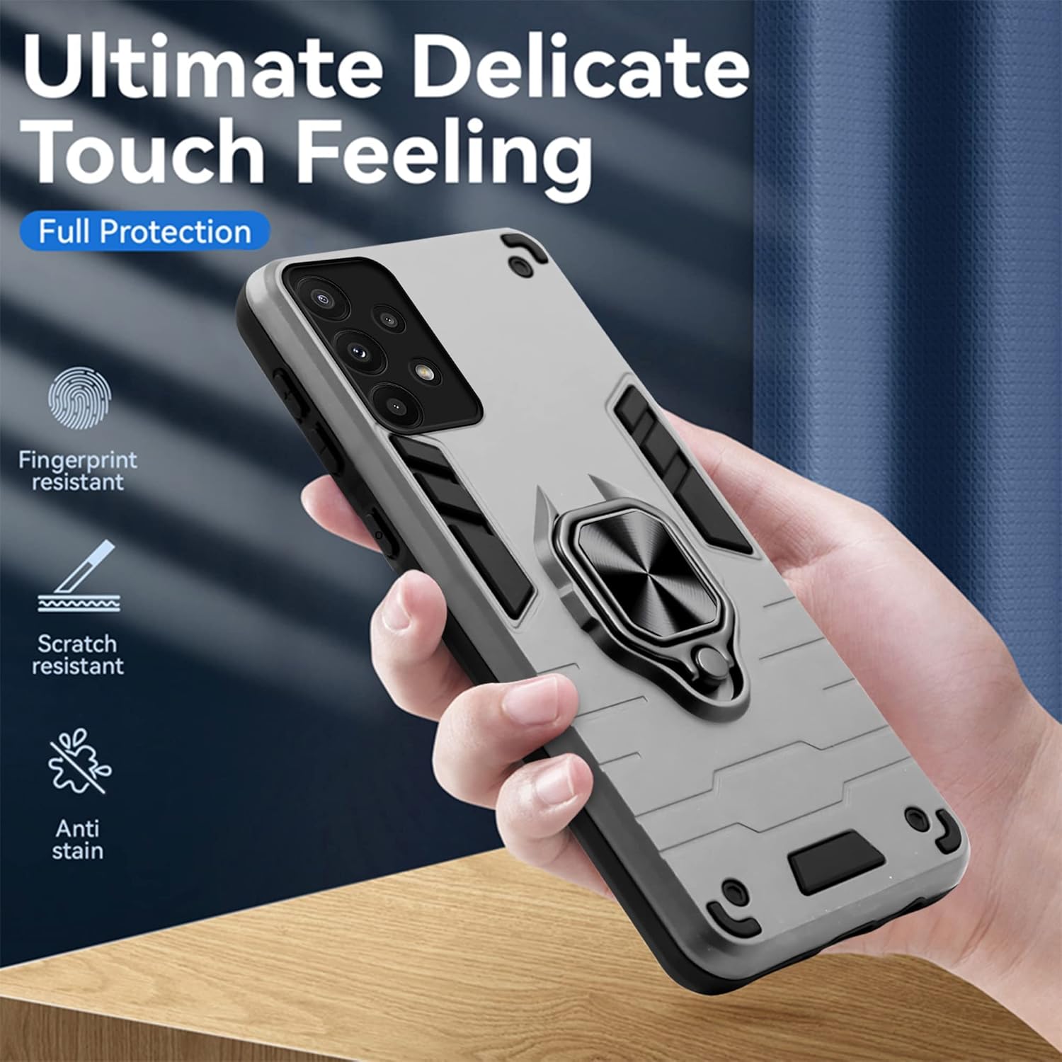 For Samsung Galaxy A23 4G | 5G Back Cover Case (Shockproof Polycarbonate Dual Layer Hybrid Armor)