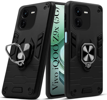 For Vivo IQOO Z9x 5G Back Cover Case (Shockproof Polycarbonate Dual Layer Hybrid Armor)