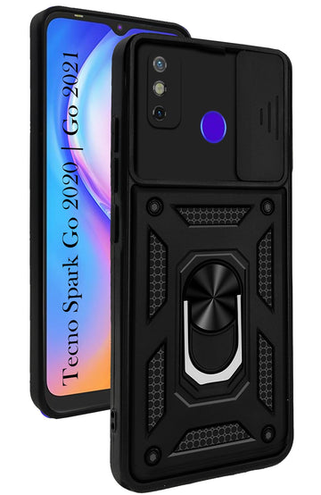 For Tecno Spark Go 2020 | Go 2021 Back Cover Case (Hybrid Dual Armor Polycarbonate)