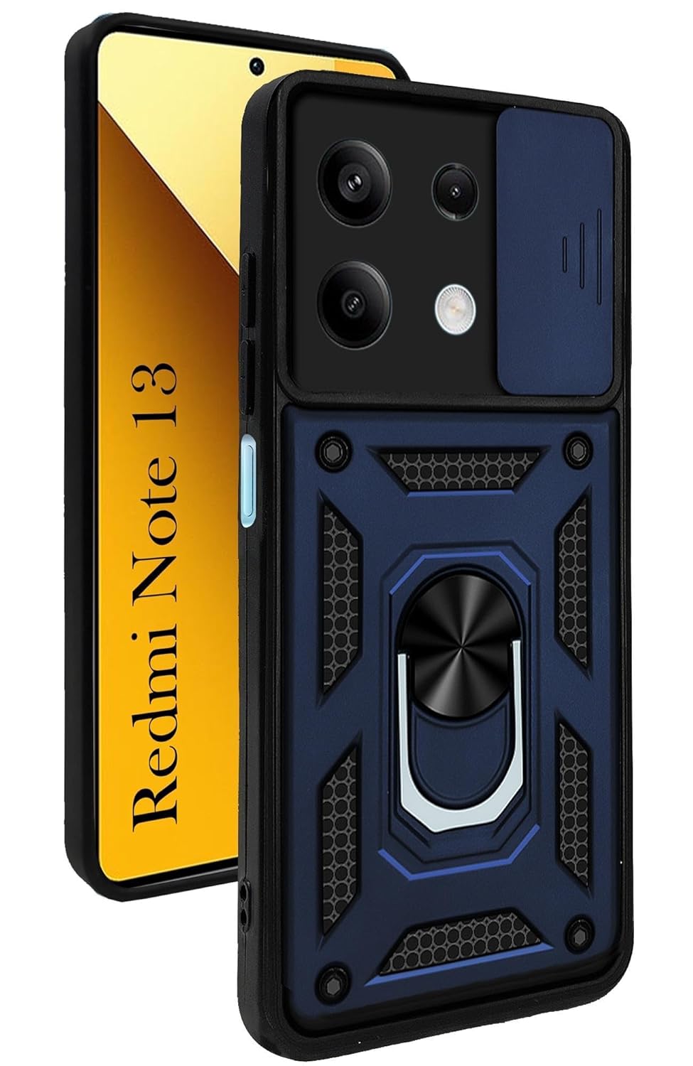 For Xiaomi Redmi Note 13 5G Back Case Cover (Hybrid Dual Armor Polycarbonate)