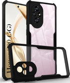 For Honor 200 5G Back Cover Case (Shockproof with Polycarbonate Clear Panel)