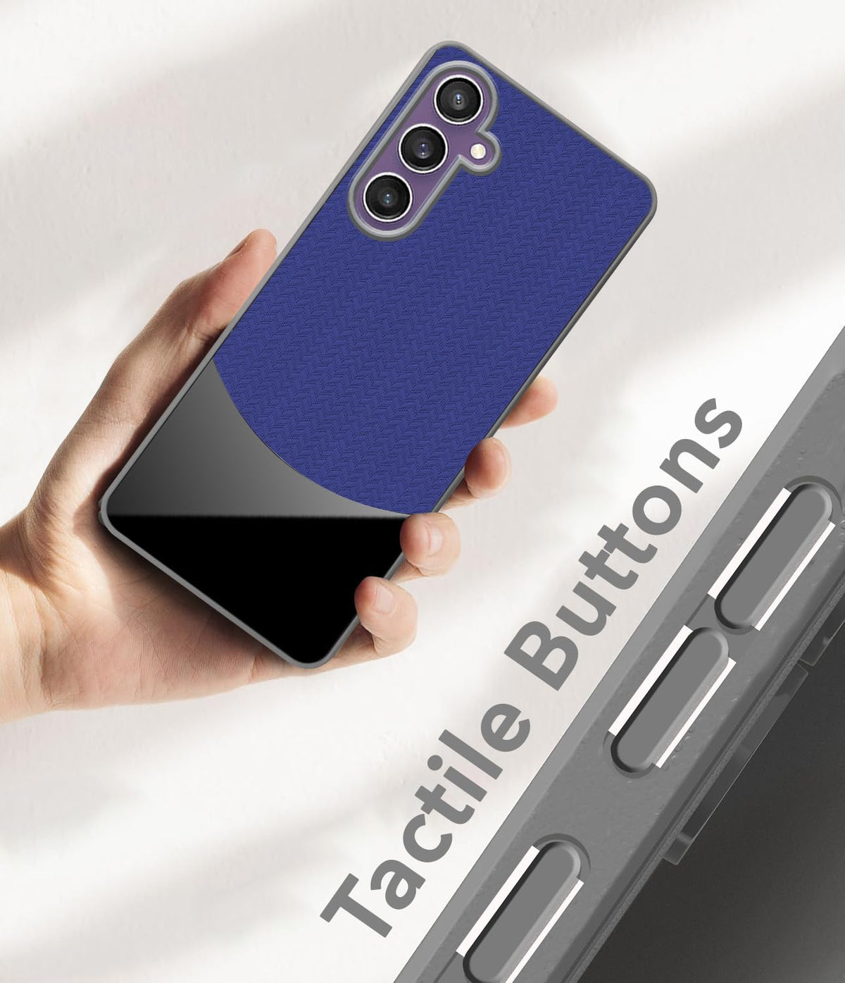 For Samsung Galaxy S23 FE 5G Back Cover Case (Elegant PU Leather Finish | Premium Minimalist Professional | Camera Protection Bump)