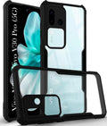 For Vivo V30 | Vivo V30 Pro 5G Back Cover Case (Puffer Cushion Wave Design | Camera Protection)