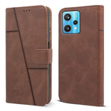 For Realme 9 Pro Plus | Realme 9 4G Flip Cover Case (Stitched Leather Finish | Magnetic Closure | Inner TPU | Foldable Stand | Wallet Card Slots)