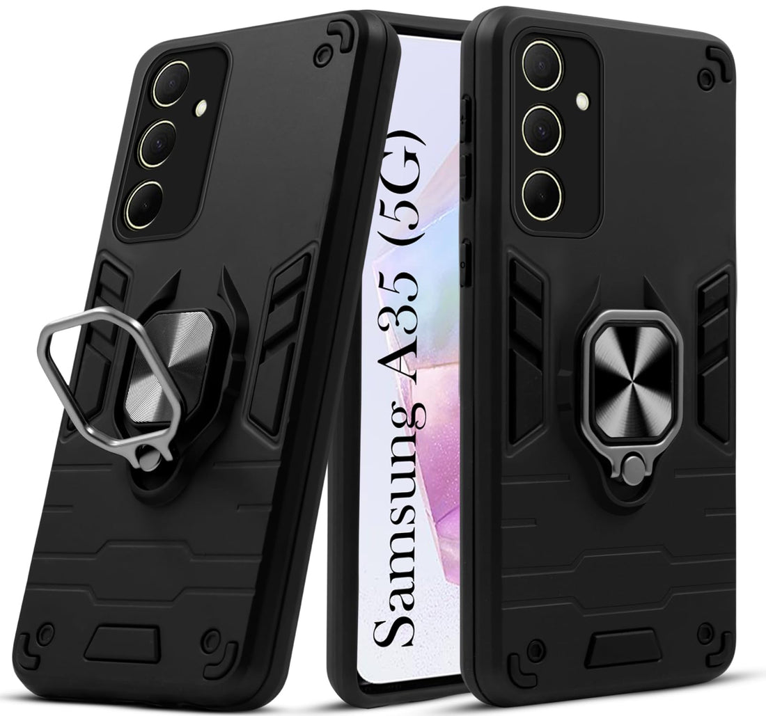 For Samsung Galaxy A35 5G Back Cover Case (Shockproof Polycarbonate Dual Layer Hybrid Armor)