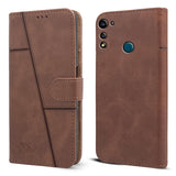For Lava X3 Flip Cover Case (Stitched Leather Finish | Magnetic Closure | Inner TPU | Foldable Stand | Wallet Card Slots)