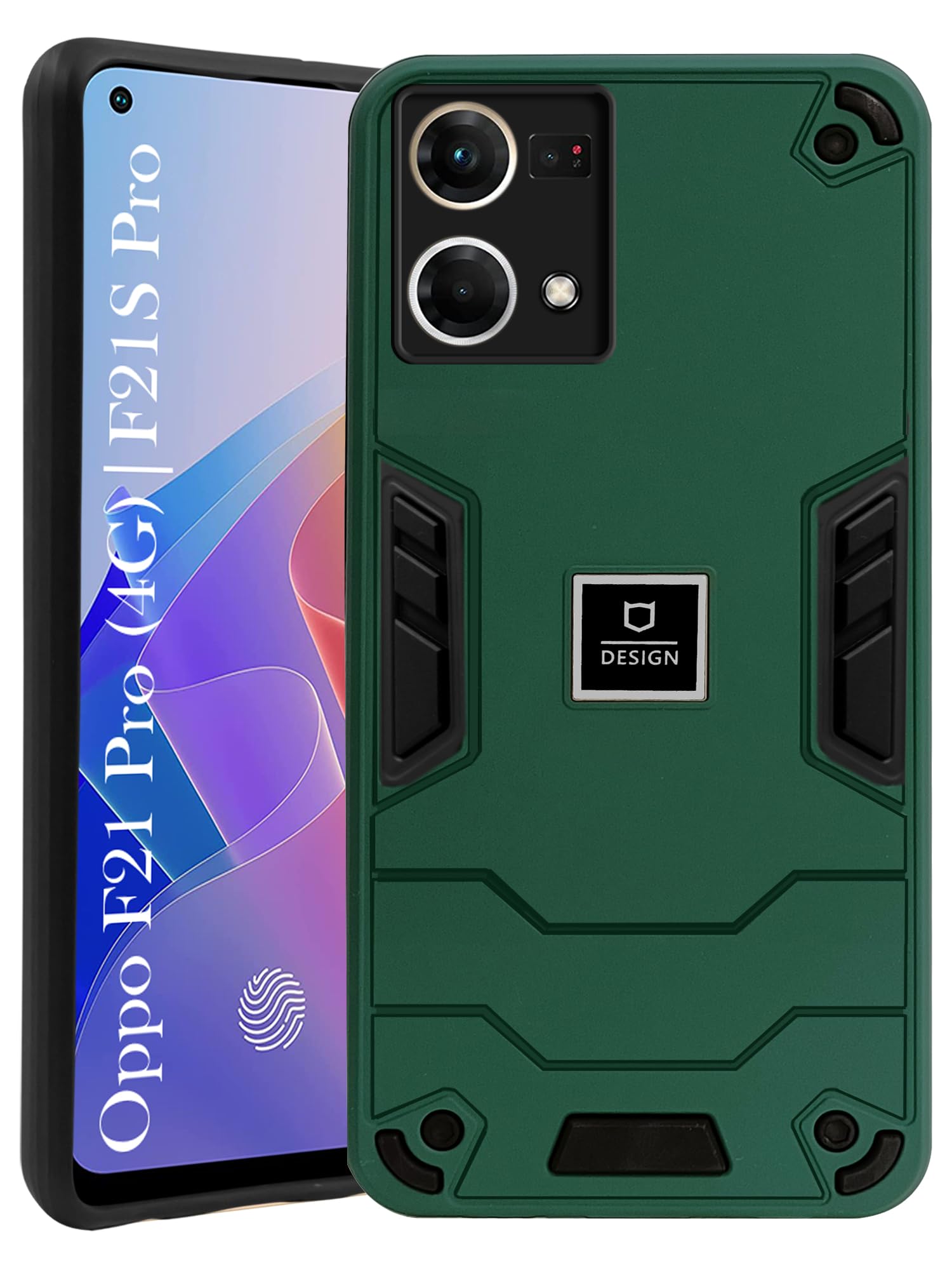 For Oppo F21 Pro 4G | F21s Pro Back Cover Case (Lightweight Hybrid Armor Shockproof Polycarbonate)