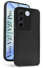 For Vivo V27 | Vivo V27 Pro Back Cover Case (Textured Grip Design | Camera Protetion | Slim and Light Weight | Soft Touch and Feel)