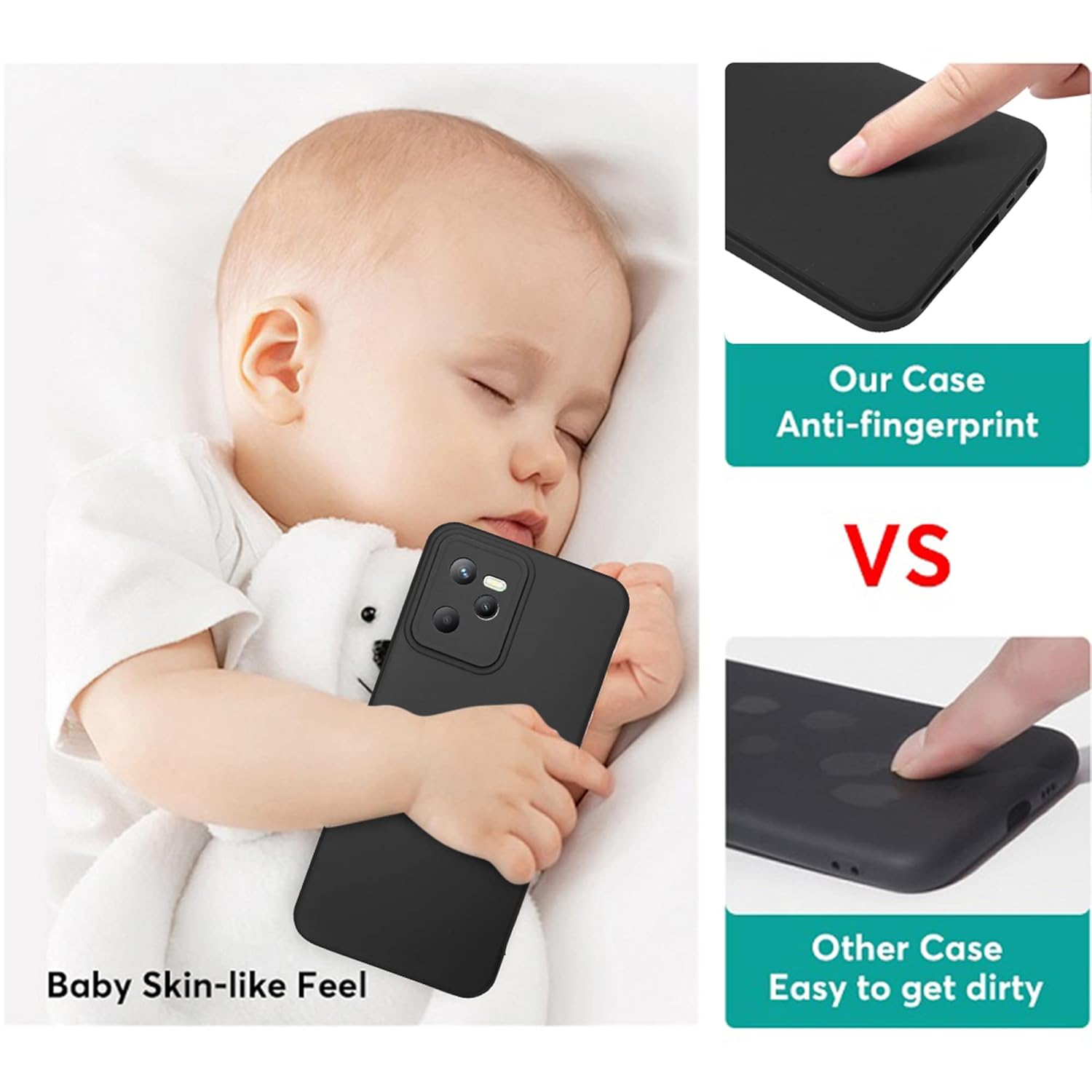 For Lava Yuva 2 Pro Back Cover Case (Matte Finish Silicone with Inside Fiber Cloth)
