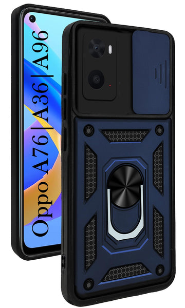 For Oppo A76 | A36 | A96 Back Cover Case(Hybrid Dual Armor Polycarbonate)