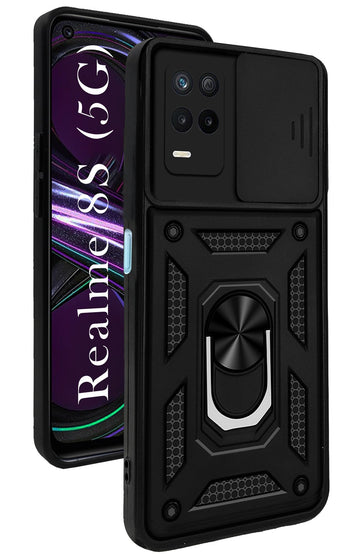 For Realme 8s 5G Back Cover Case (Hybrid Dual Armor Polycarbonate)