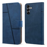 For Samsung Galaxy A04s Flip Cover Case (Stitched Leather Finish | Inner TPU | Foldable Stand | Wallet Card Slots)