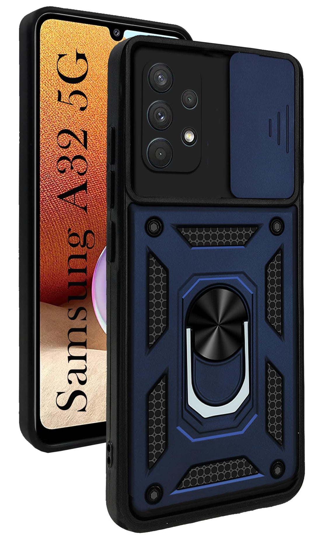 For Samsung Galaxy A32 5G Back Cover Case (Hybrid Dual Armor Polycarbonate)